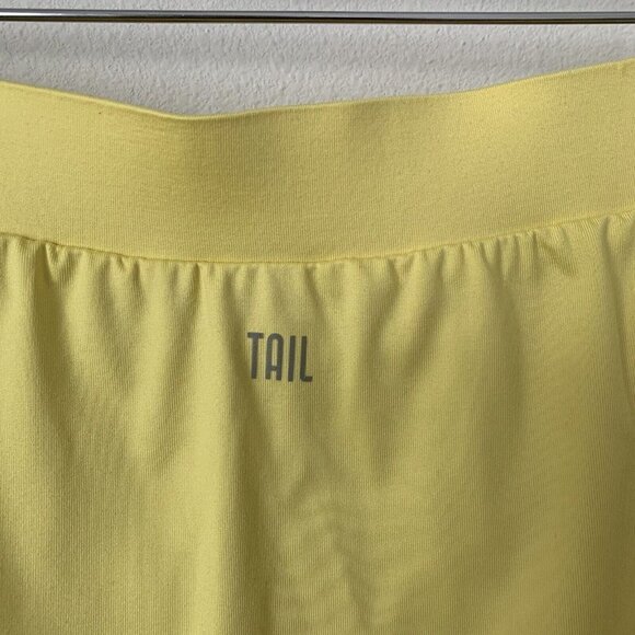 TAIL Tennis Skort Womens Large Yellow Ball Pockets Ruffle Hem Pull On Activewear - Picture 5 of 9